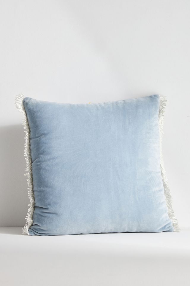 Harlowe Embroidered Velvet Pillow #1