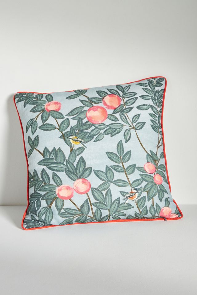 Coussin Priyanka en mélange de lin imprimé #2