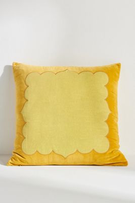 Coussin Carré Vanya Appliqué Par Anthropologie