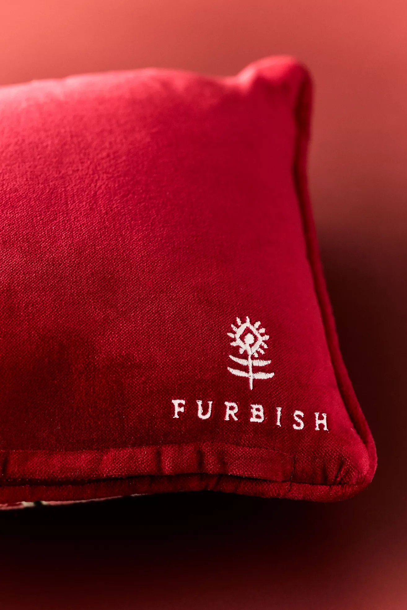 Furbish Studio Holiday Needlepoint Pillow - thumbnail 2
