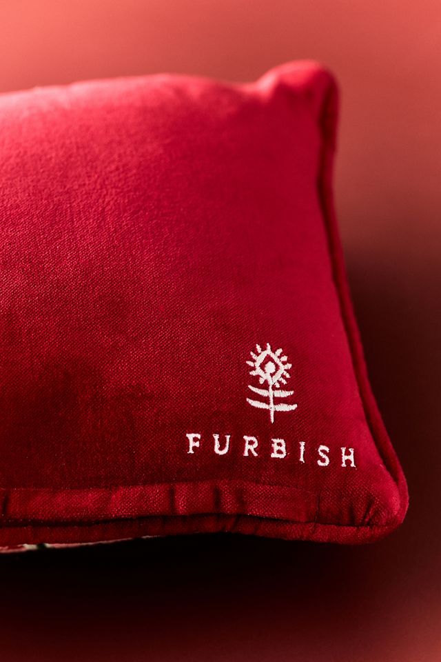 Furbish Studio Holiday Needlepoint Pillow #1