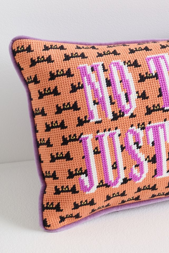 Furbish Studio Holiday Petite Needlepoint Pillow #2