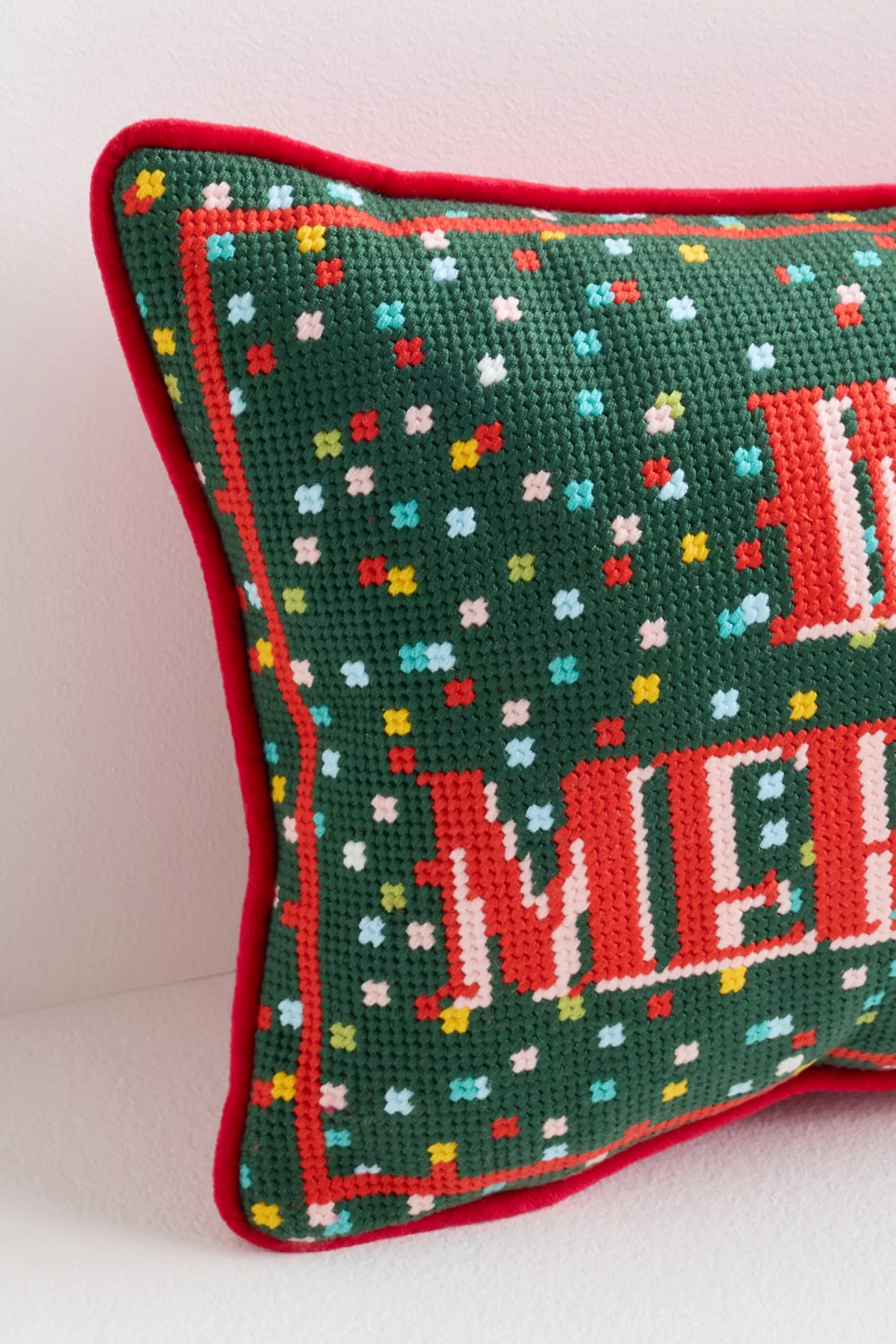 Furbish Studio Holiday Needlepoint Pillow - thumbnail 10