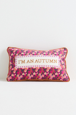 Furbish Studio Holiday Petite Needlepoint Pillow