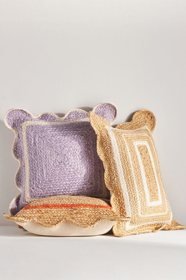 Jute Scallop Pillow #2