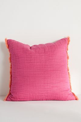 Zora Two-Tone Gauze Pillow