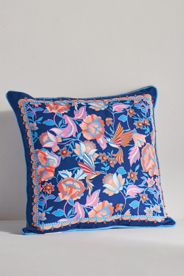 Alexandra Farmer The Flock Indoor/Outdoor Pillow #1