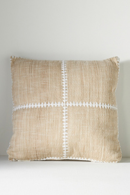 Anthropologie Mischa Indoor/outdoor Cushion In Neutral