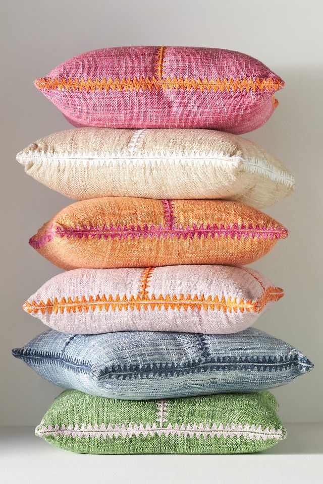 Mischa Indoor/Outdoor Pillow | AnthroLiving