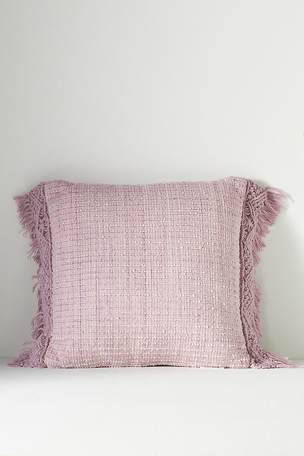 Anthropologie Maena Indoor/outdoor Cushion In Pink