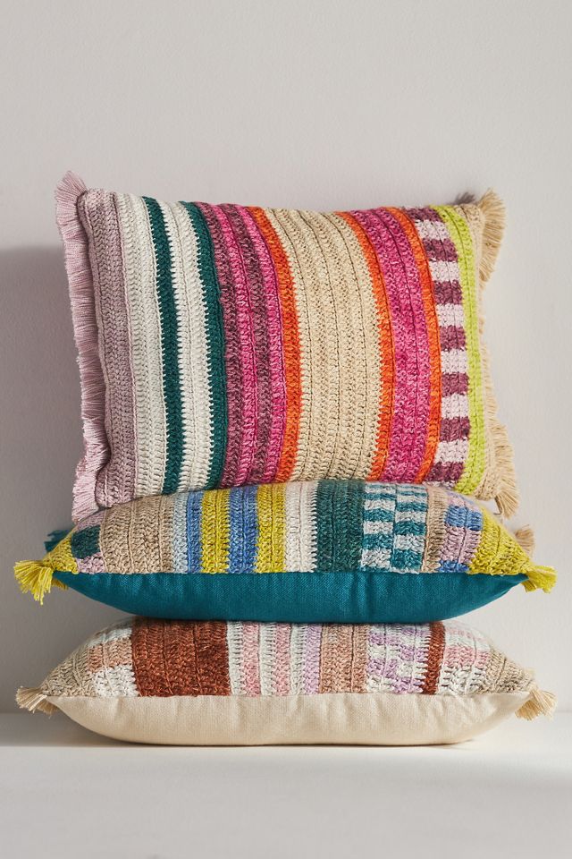 Fabianna Crochet Indoor/Outdoor Pillow #1