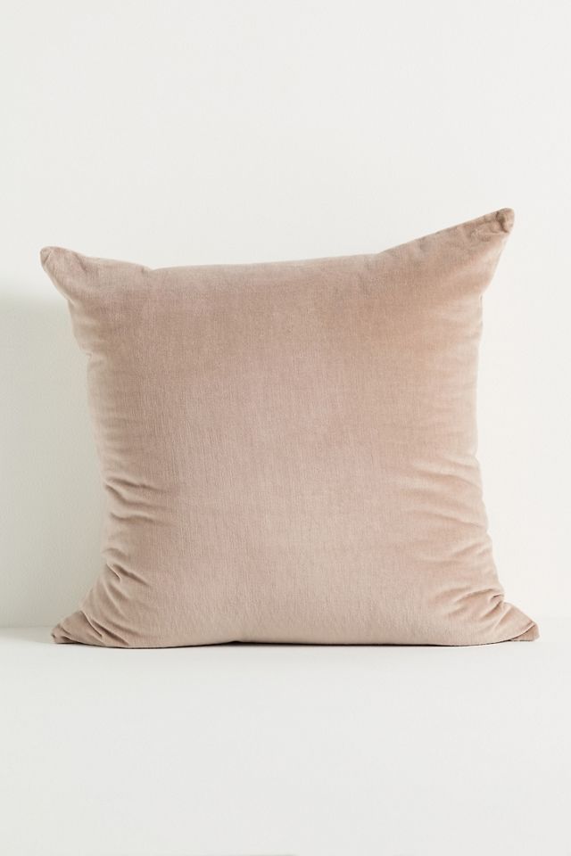 Cotton Velvet Frame Pillow #2
