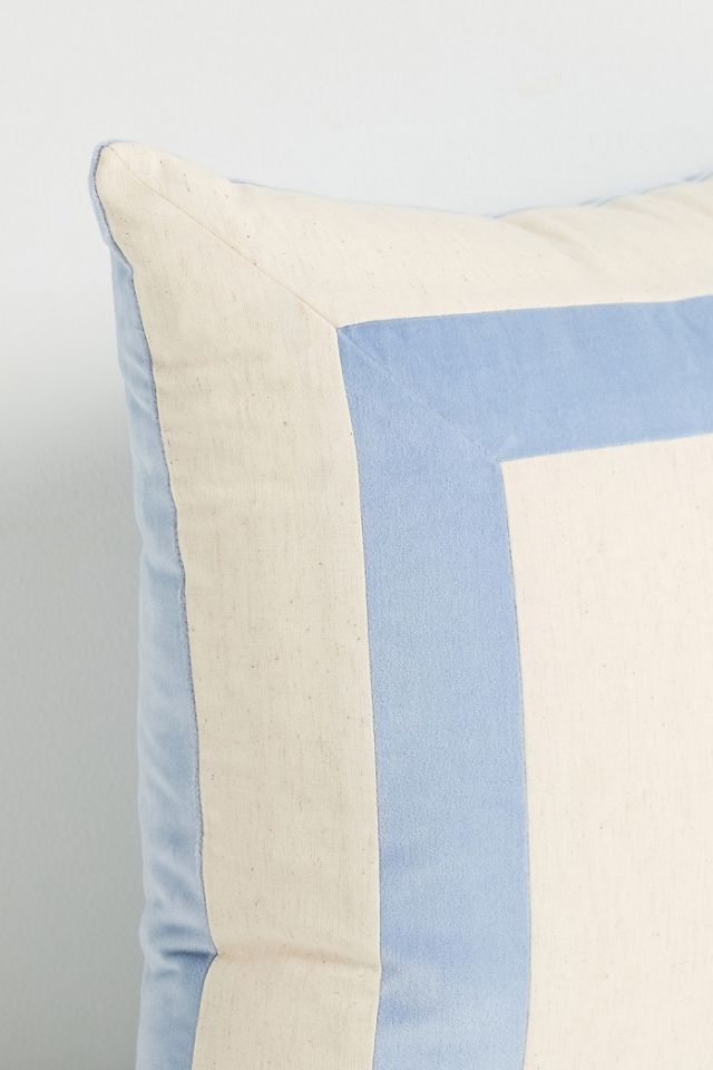 Cotton Velvet Frame Pillow #2