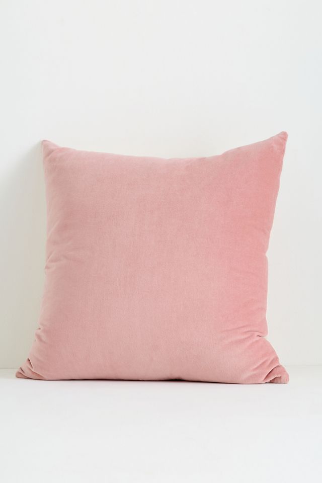 Cotton Velvet Frame Pillow #1