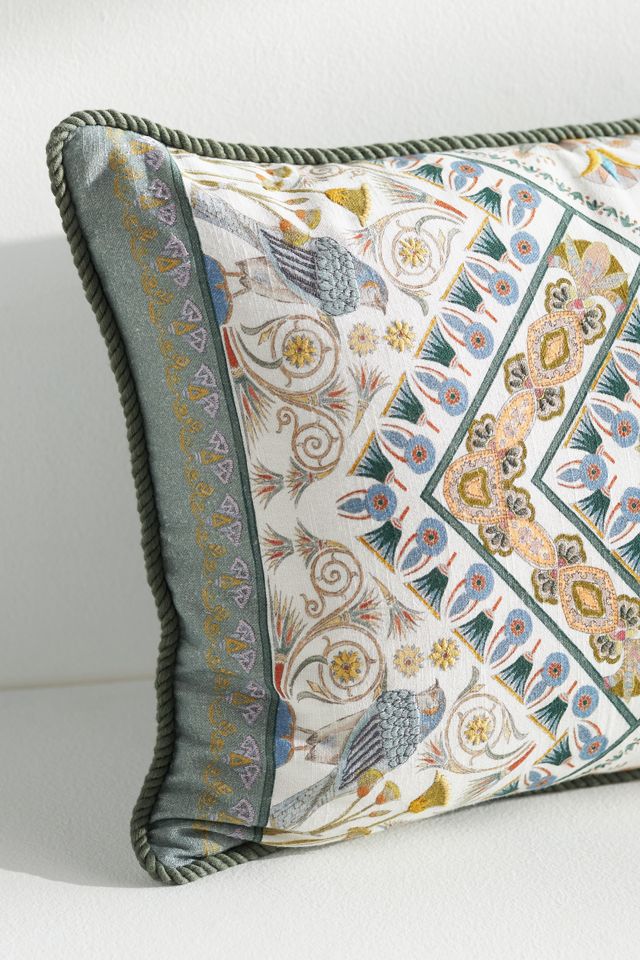Farrah Hand-Embroidered Cotton Pillow #3