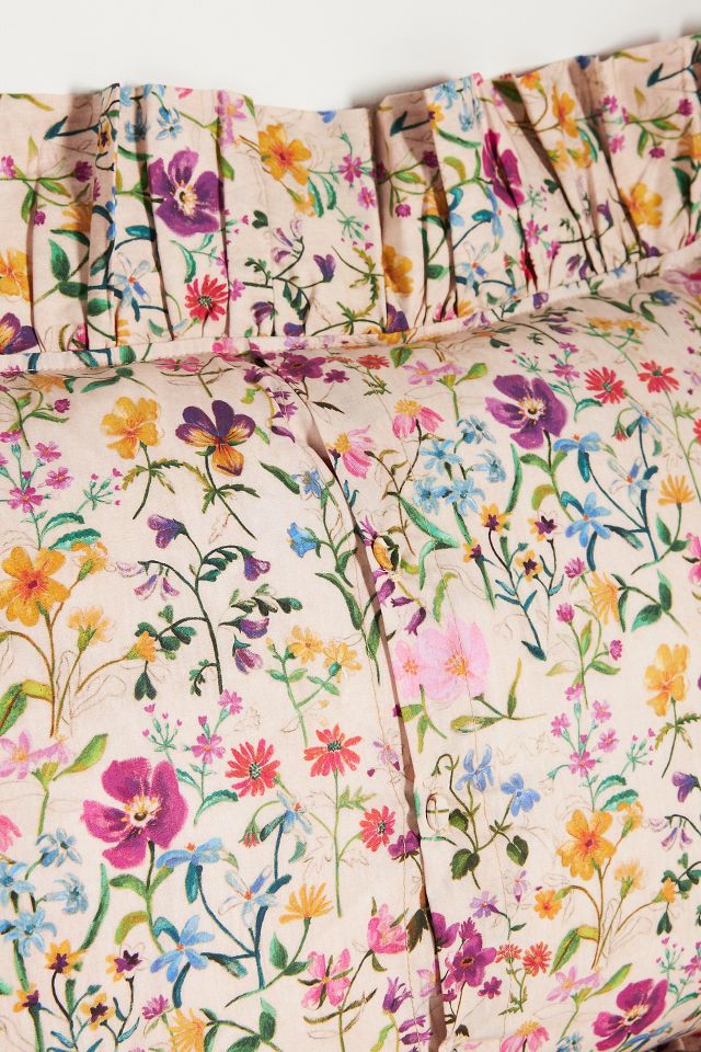 Coco & Wolf Silk Ruffle Cushion Cover #2