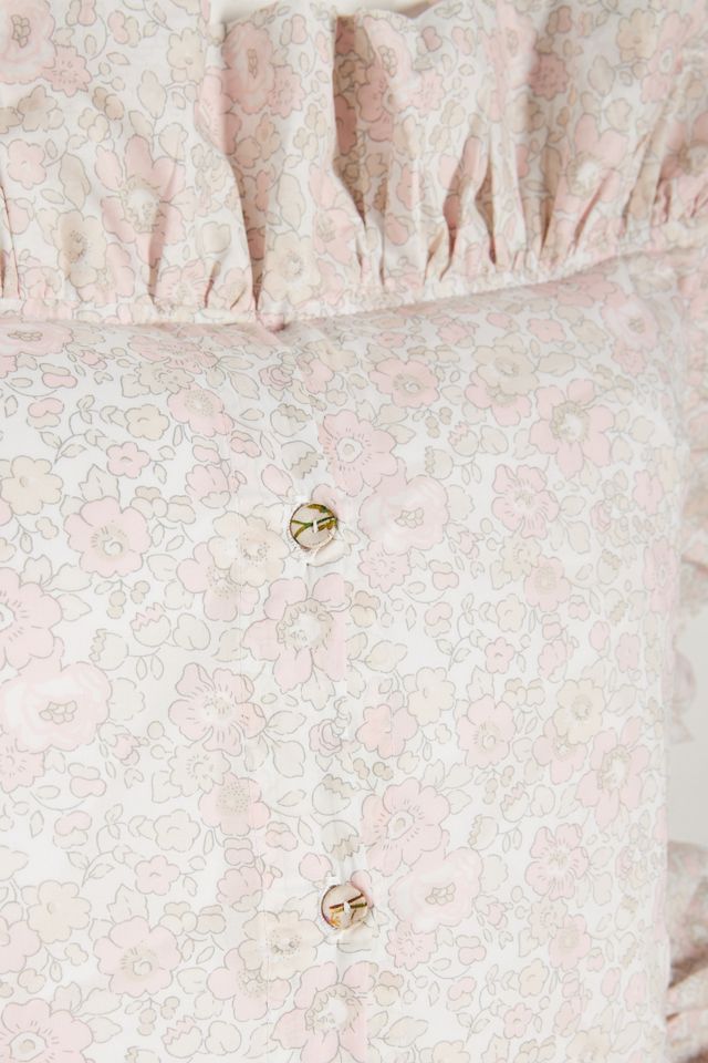 Coco & Wolf Silk Ruffle Cushion Cover #2