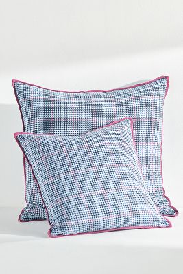 Shop Anthropologie Banks Houndstooth Pillow