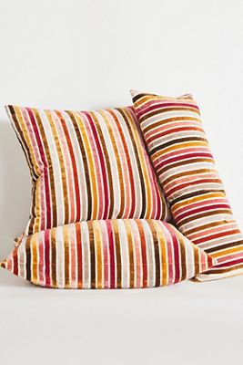 Velvet Stripe Pillow Cover
