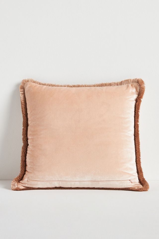 Valentina Velvet Fringe Pillow #2