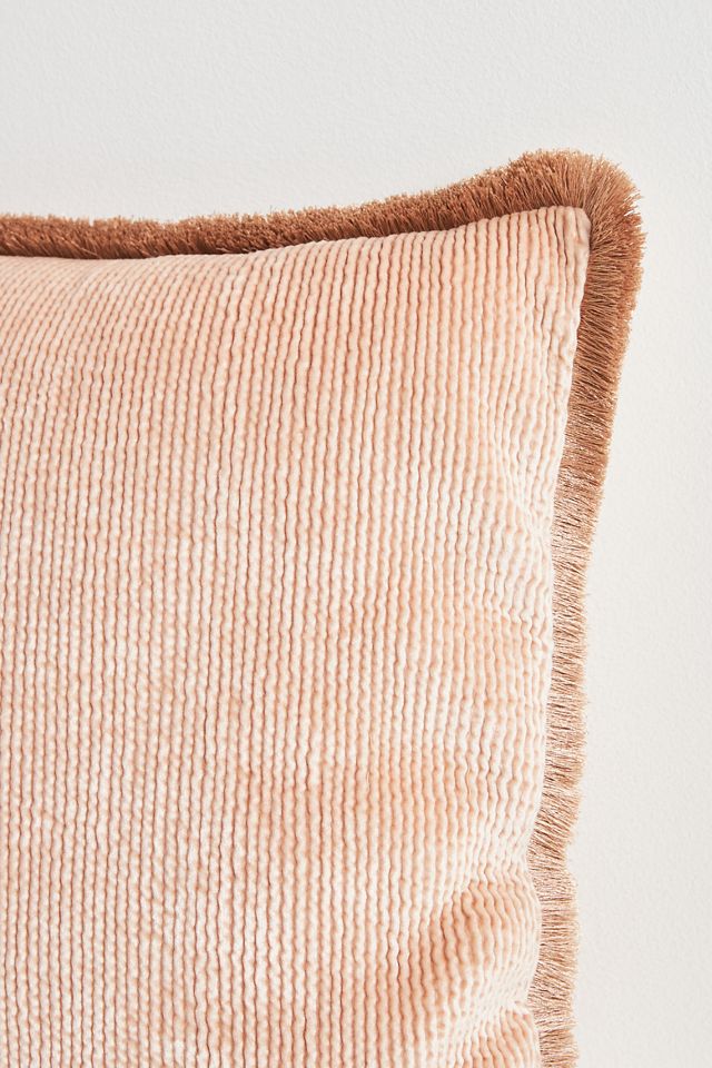 Valentina Velvet Fringe Pillow #3