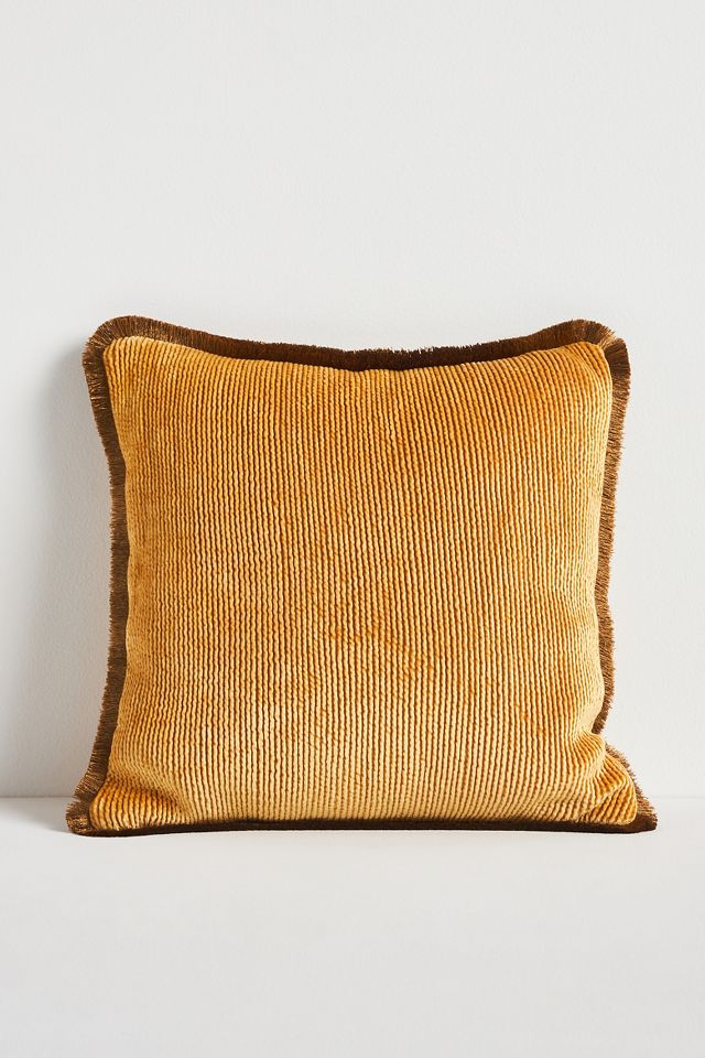 Valentina Washed Velvet Pillow Anthropologie