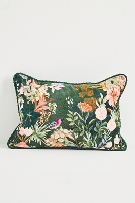 Anthropologie Velvet Tapestry Pillow