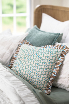 Mari Ikat Cotton Printed Pillow