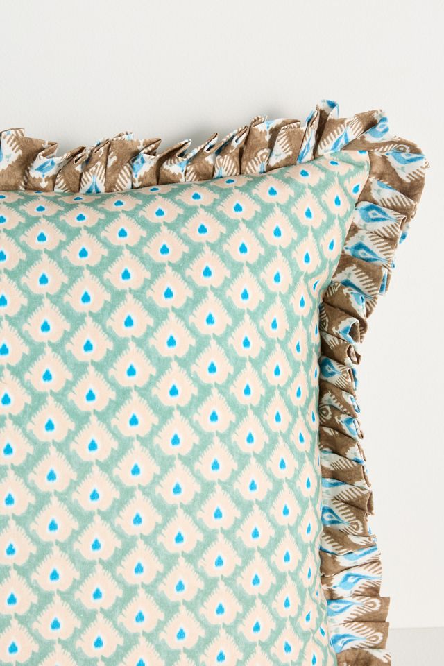 Mari Ikat Cotton Printed Pillow #3