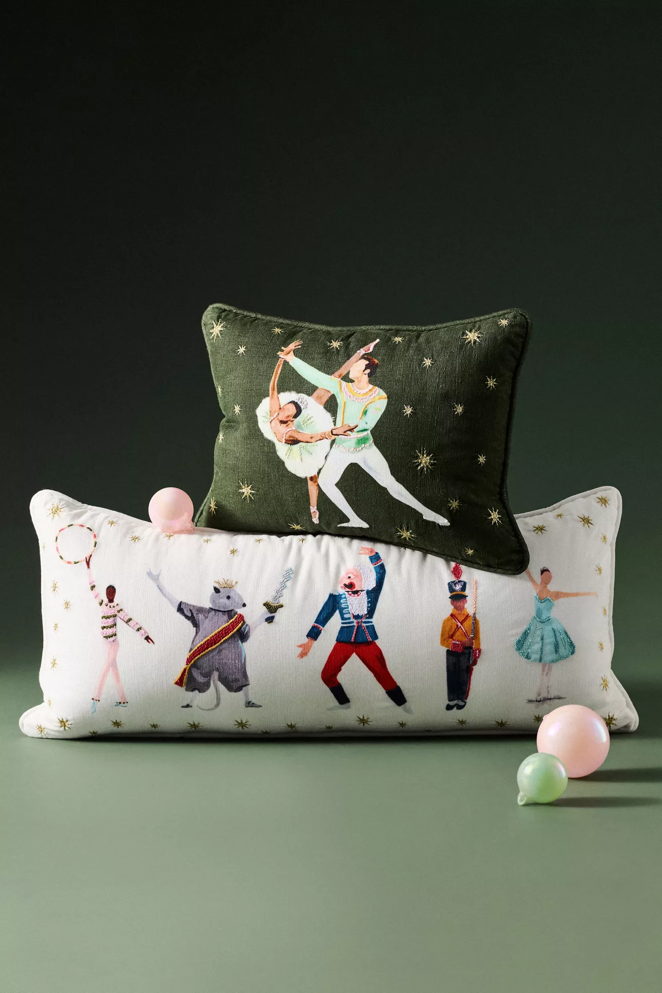 New York City Ballet Cotton Woven Pillow