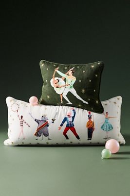 New York City Ballet Cotton Woven Pillow