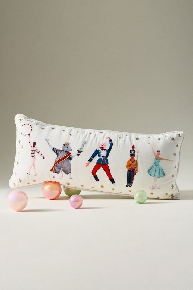 NYC Ballet Cotton Woven Pillow #1
