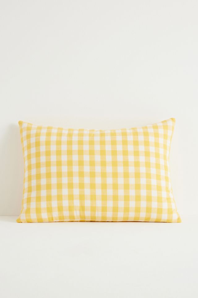 Coussin Nœud Imprimé Vichy en Coton Ana #2