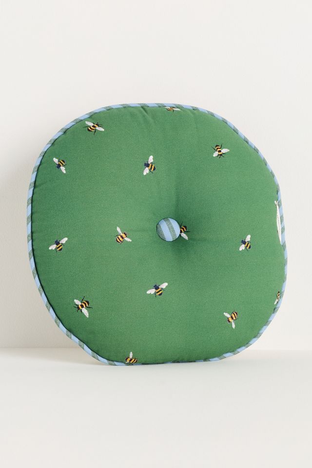 Coussin Fleuri Brodé en Coton Camilia #2