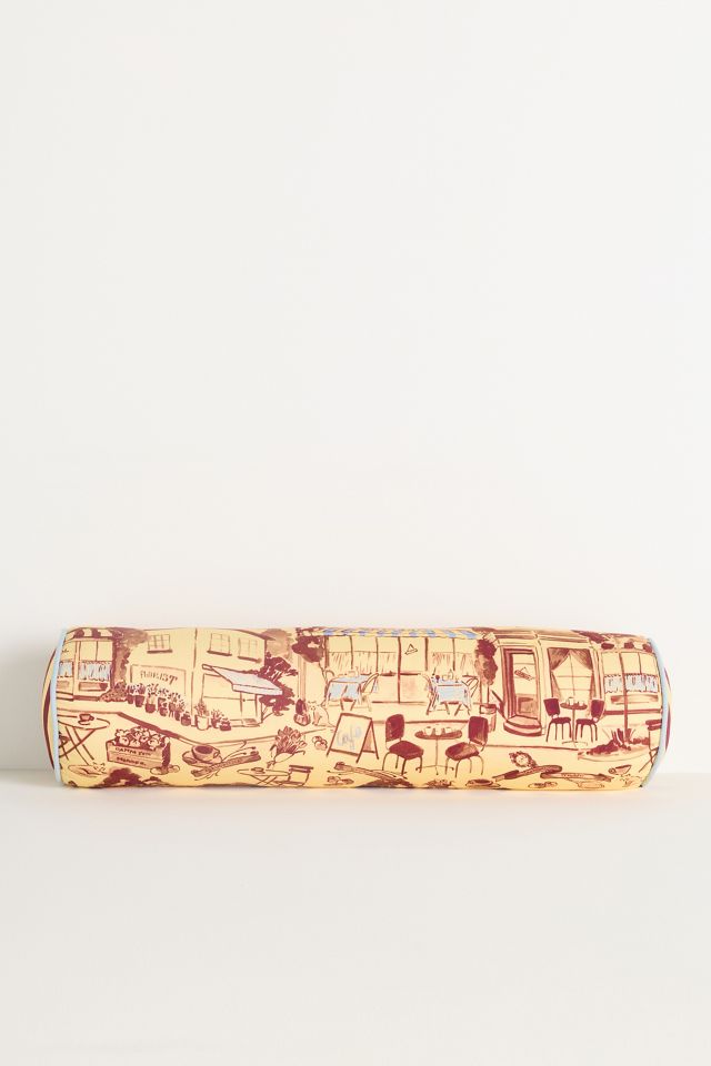 Damson Madder Cotton Printed Pillow #6