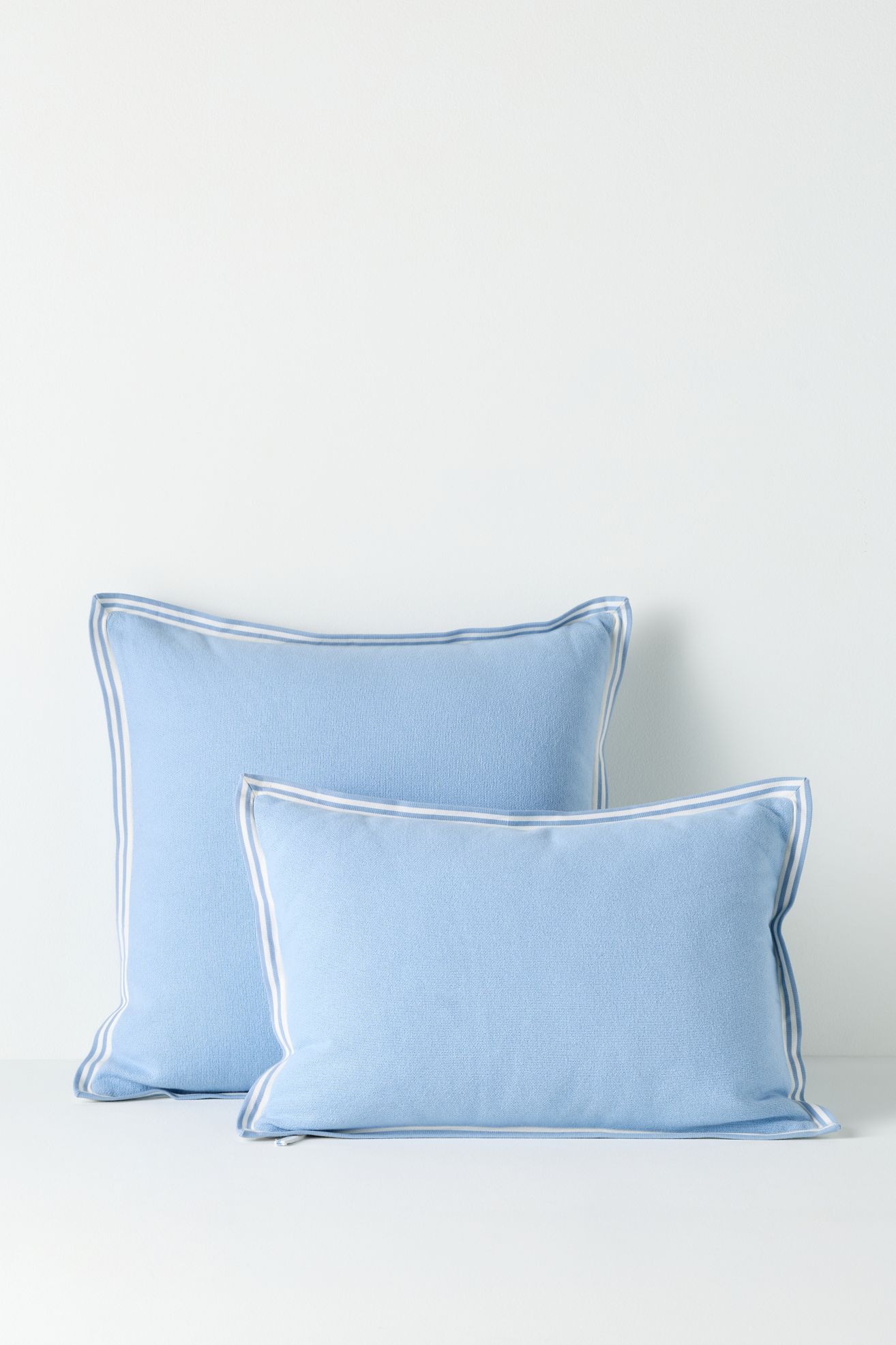 Emmett Cotton Pillow - Blue, 20" X 20"