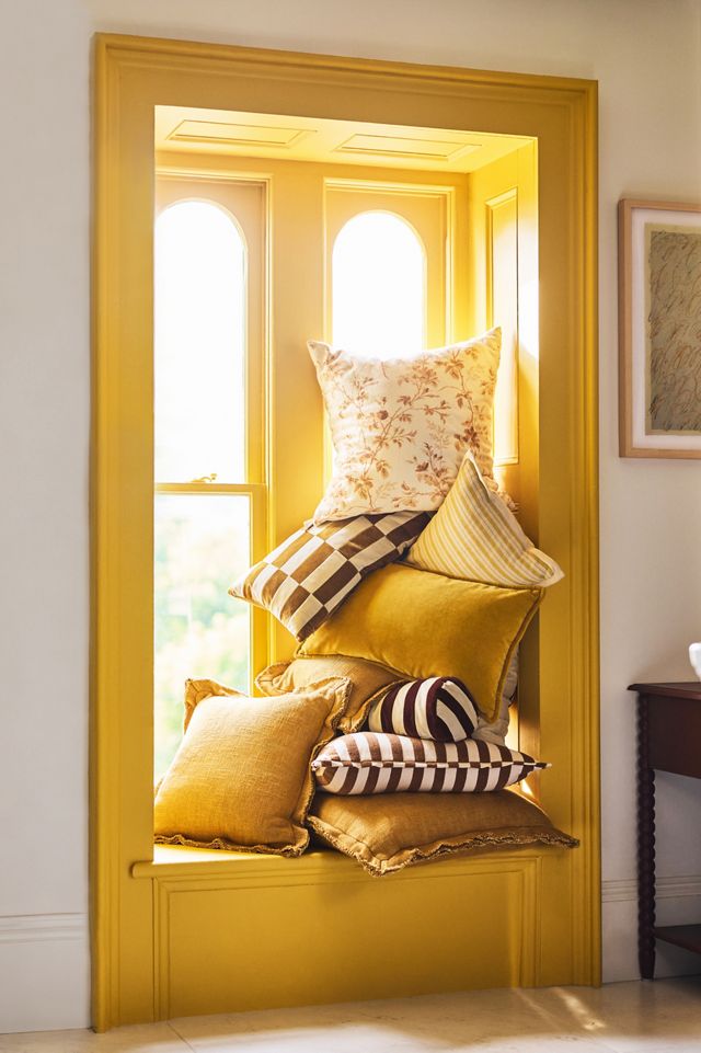 Emmett Cotton Printed Stripe Pillow #4