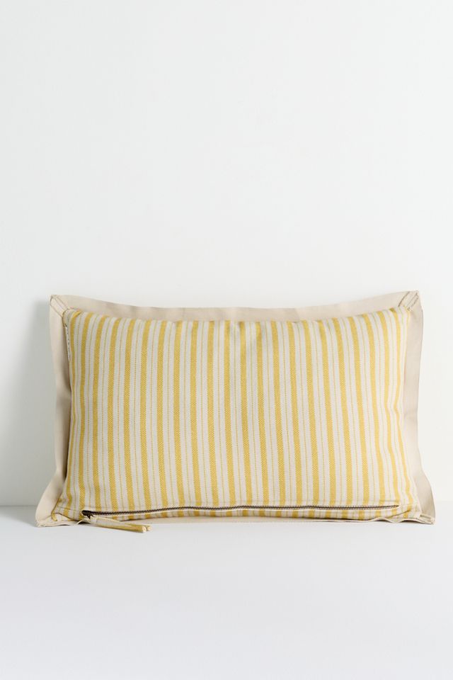 Emmett Cotton Printed Stripe Pillow #2