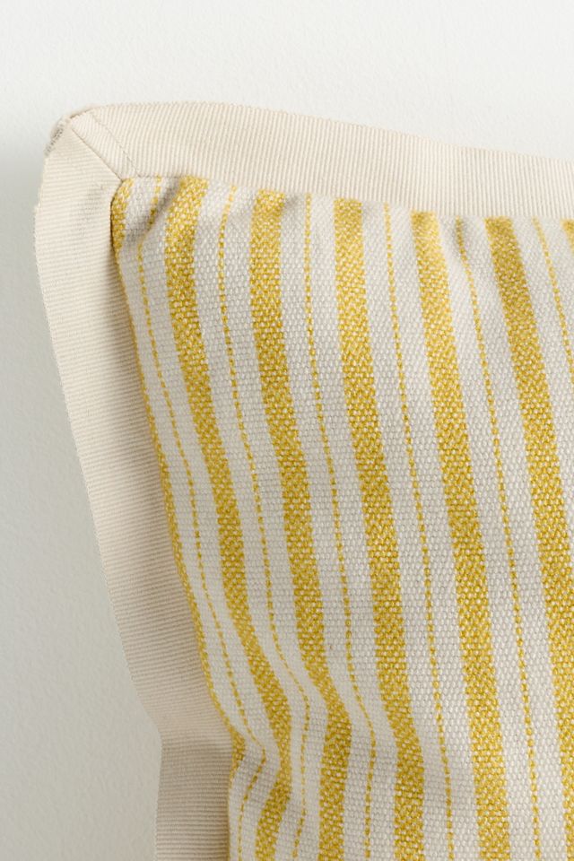 Emmett Cotton Printed Stripe Pillow #3