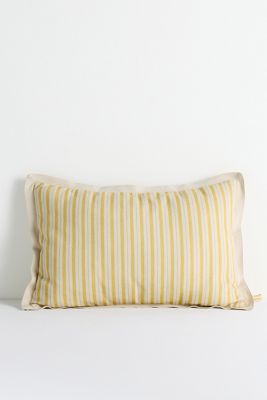 Emmett Cotton Printed Stripe Pillow