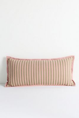 Emmett Cotton Printed Stripe Pillow