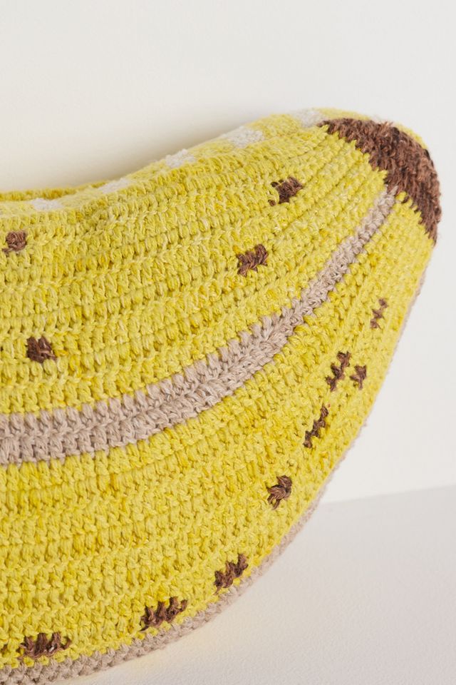 Grove Indoor/Outdoor Woven Fruit Shaped Pillow #3