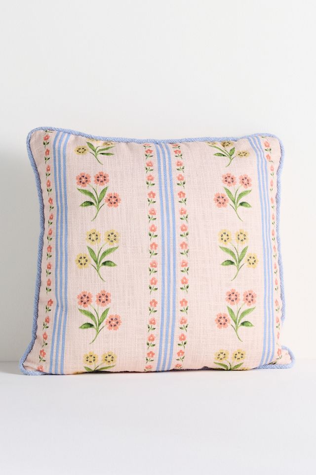 Leiah Printed Indoor/Outdoor Floral Cushion #1