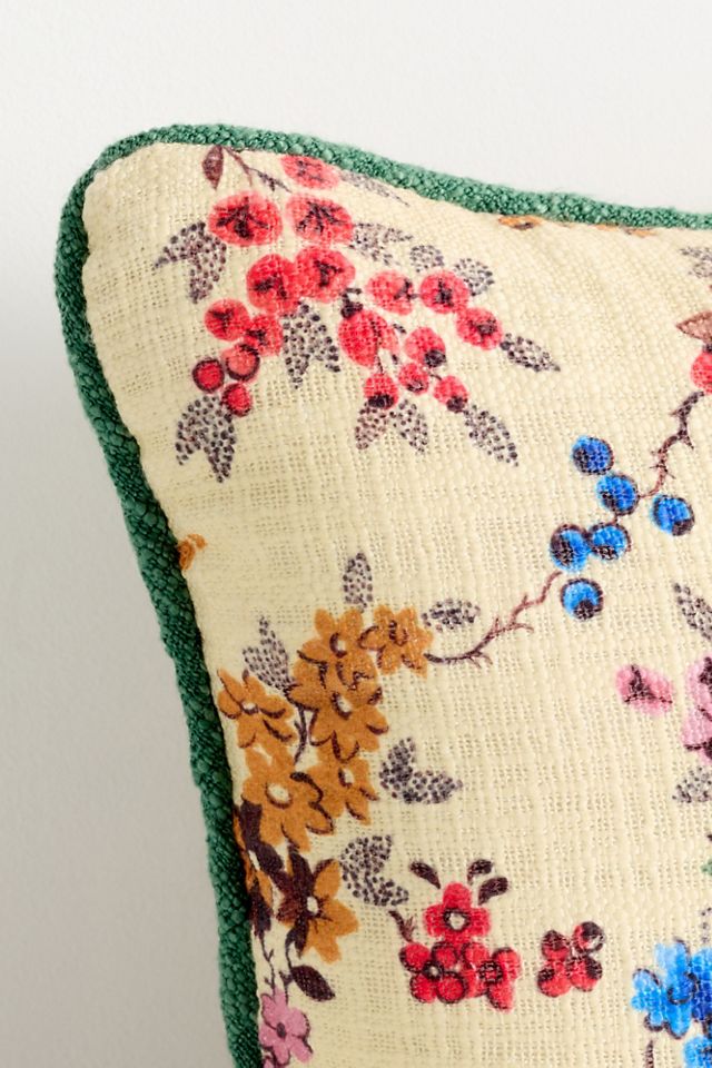 Leiah Printed Indoor/Outdoor Floral Pillow #1