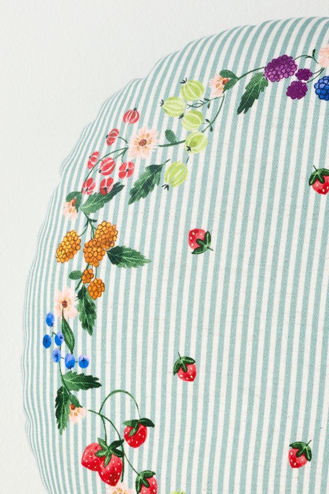 Elise Bedrucktes Blumenkissen aus Baumwolle #2
