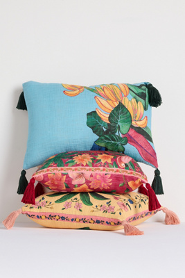 Farm Rio x Anthropologie Tassel Pillow - Thumbnail 2