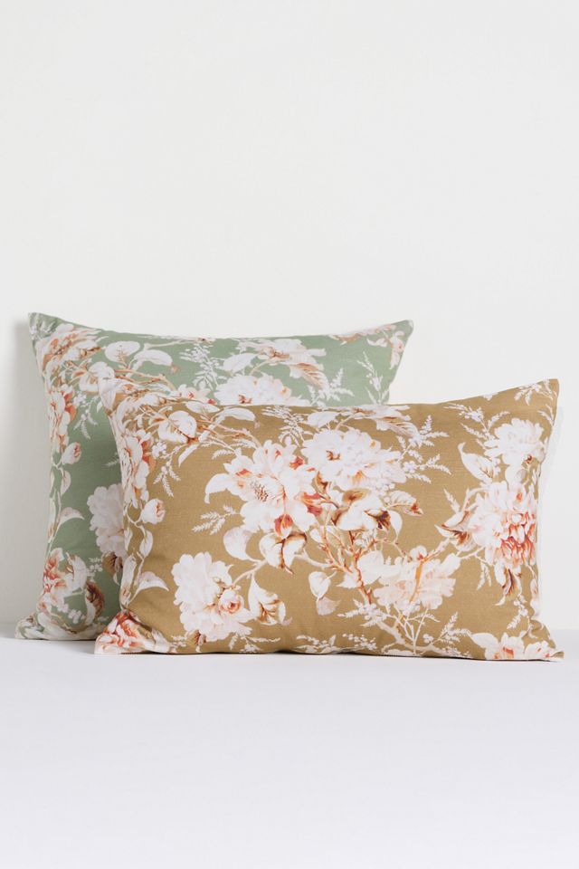 Frida Cotton Printed Floral Pillow #2