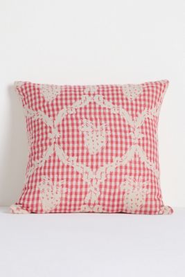 Damask Cotton Woven Icon Cushion