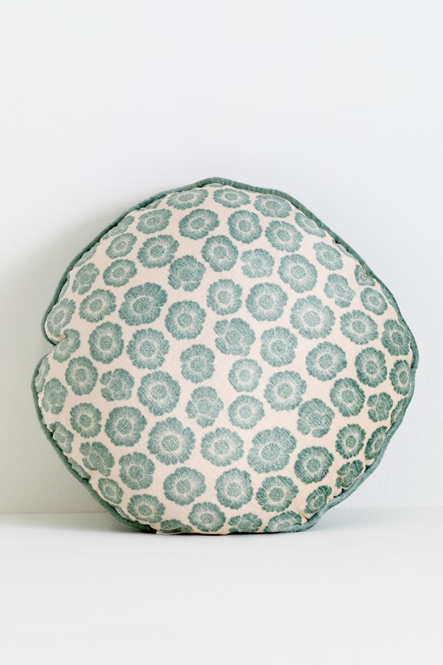 Claudette Cotton Velvet Printed Floral Pillow #2
