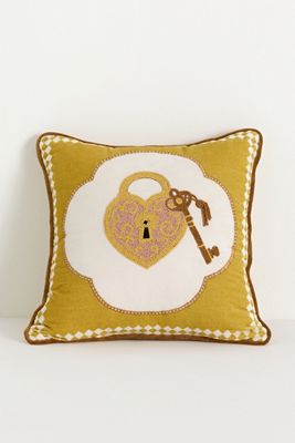 Laurie Cotton Velvet Embroidered Novelty Pillows